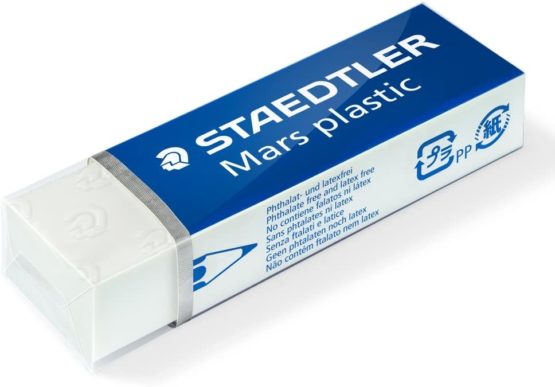 STAEDTLER 52650BK4DA Mars Plastic erasers, Pack of 4, White - Image 2