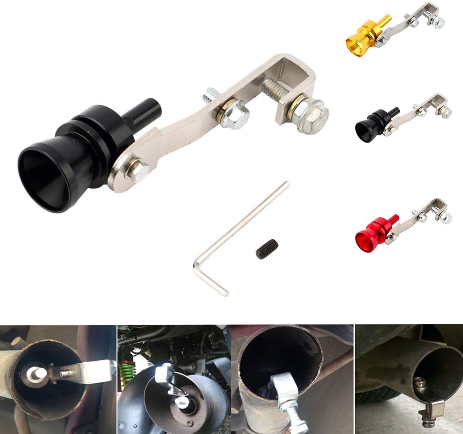 Fansport Turbo Whistle, Exhaust Whistle Car Exhaust Turbo Sound Whistle ...