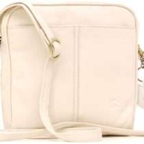 GIGI - Women’s Small Leather Cross Body Handbag - Shoulder Bag with Long Adjustable Strap - OTHELLO 22-29
