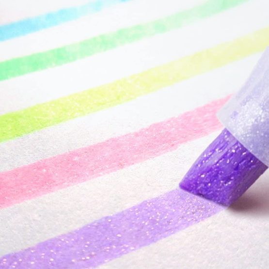 Zebra 51210 Kirarich Glitter Highlighter (Pack of 5) - Image 2