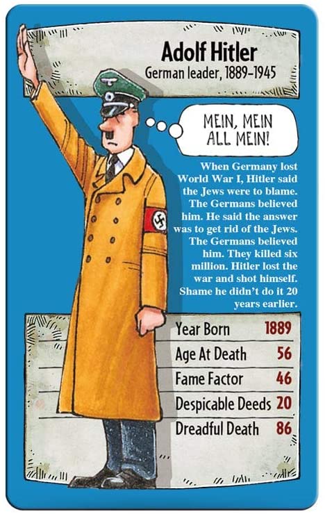 Top Trumps Horrible Histories Card Game, 85 x 140 x 20 cm - Image 3