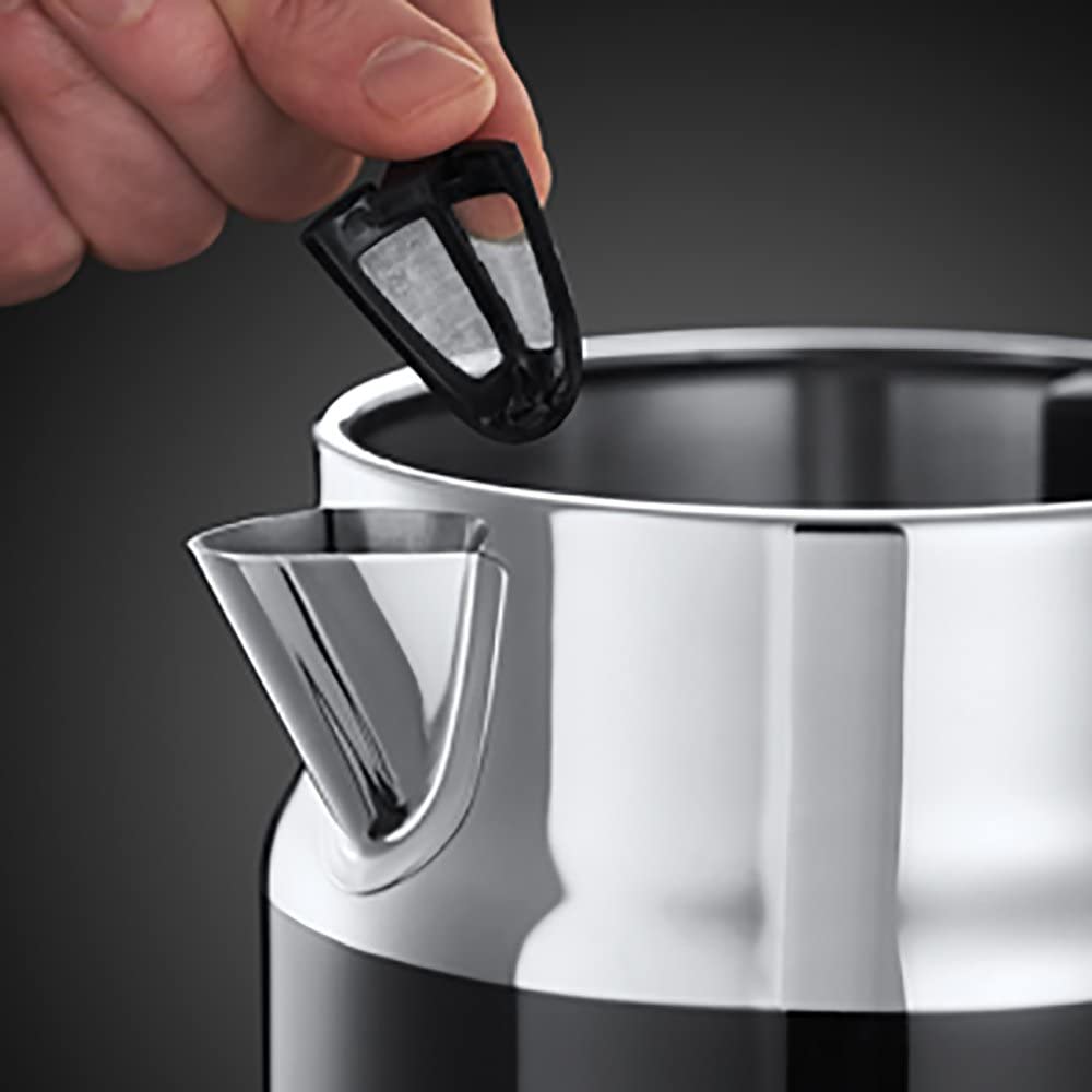 Russell Hobbs Retro Kettle Black, 1.7 Litres - Image 4