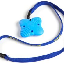 Sensory Direct Chewbuddy 2 & Lanyard - Pack of 1, Sensory Toy for a Fidget, Chew or Teething Aid | for Kids, Adults, Autism, ADHD, ASD, SPD, Oral Motor or Anxiety Needs | Blue
