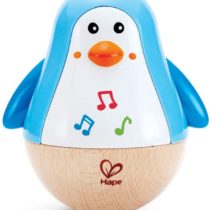 Hape Penguin Musical Wobbler | Colourful Wobbling Melody Penguin, Roly-Poly Toy for Kids 6 Months+