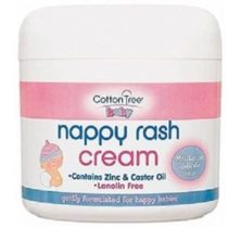 Scotvision® 3 x Cotton Tree Nappy Rash Cream Zinc & Castor Oil Cream 200ml Lanolin Free