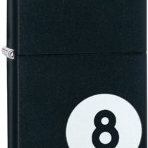 Zippo Men's Windproof Metal Long Lasting LighterBest Fluid Refillable LighterPerfect for Cigarettes Cigars CandlesPocket Lighter Fire StarterBilliards 8 Ball, Black Matte