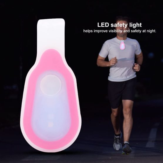 Hand Free LED Flashlight Clip On to Clothing,2pcs Waterproof Outdoor Portable LED Magnet/Magnetic Lights Mini Night Light Running Button Silicone Clip Lamp for Camping, Hiking, Climbing, Dog Walking - Image 3