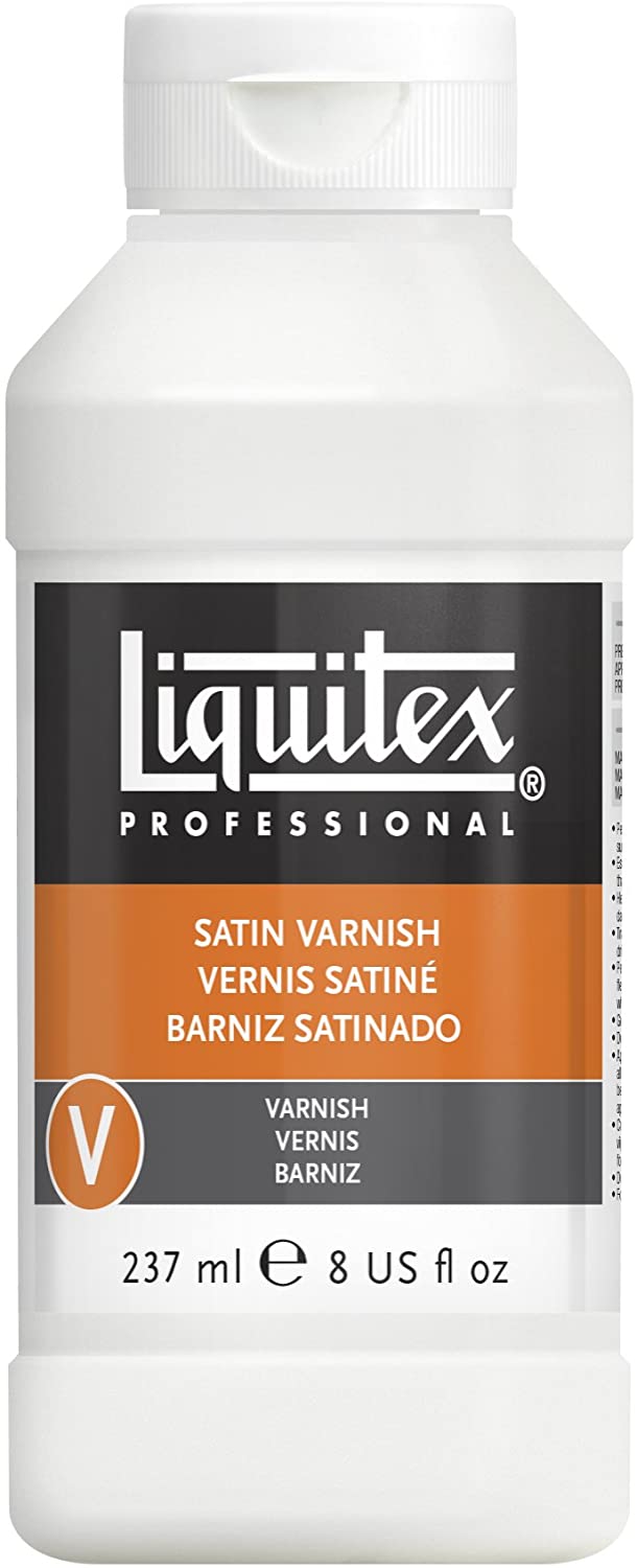 Liquitex Acrylic Professional Varnish, Satin, 237 ml, transparent, 237 ml (Pack of 1)