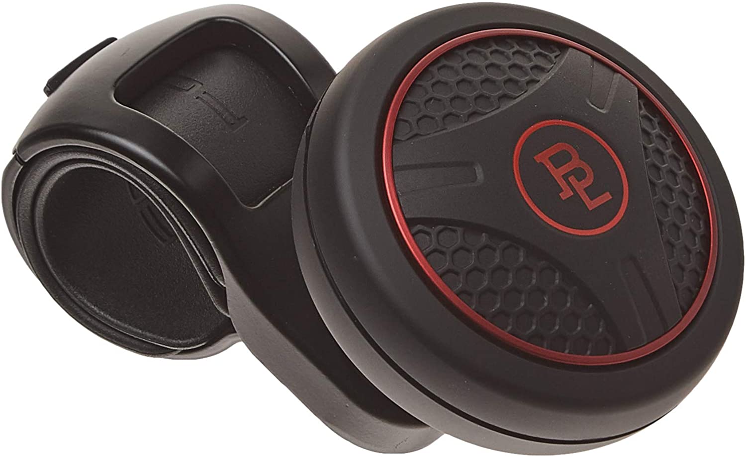Mzone Bl Silicon Black Platinum Power Handle Car Steering Wheel Suicide Spinner Accessory Knob for Car Vehicle
