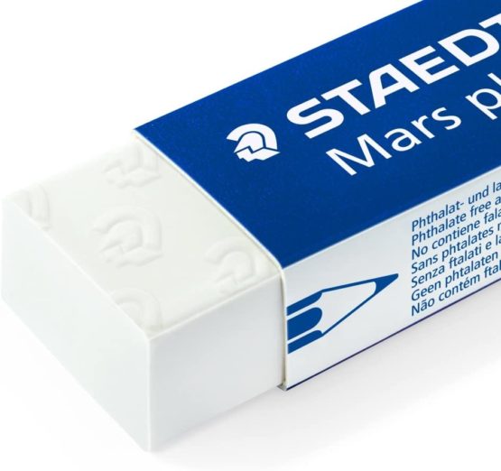 STAEDTLER 52650BK4DA Mars Plastic erasers, Pack of 4, White - Image 3