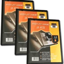 3 x Ark A5 Display Book (Presentation) (40 Pockets)