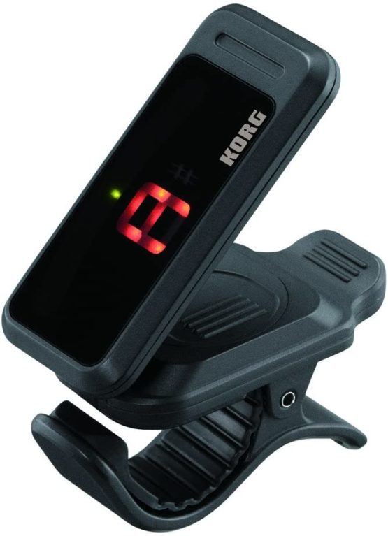 Korg Pitchclip - Clip-On Chromatic Tuner for Guitar & Bass