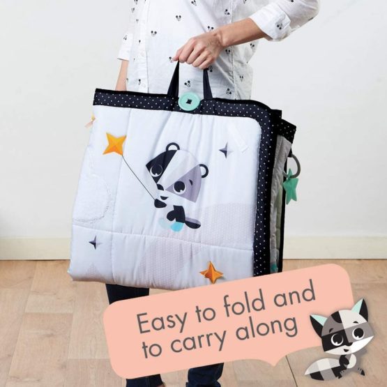 Tiny Love Black and White Super Mat, Large Play Mat Suitable for Newborns, 0m +, 150 x 100 cm, Magical Tales - Image 3