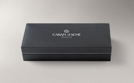 Caran d'Ache Leman Silver Plated Mechanical Pencil - Black Matt - Image 3