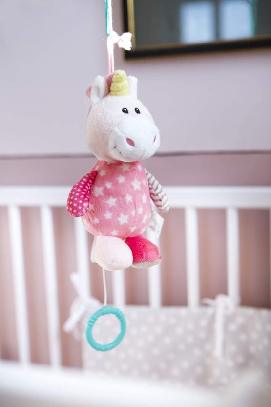 Nici 43657 Musical Soft Toy Unicorn Stupsi, 18 cm, Pink - Image 3