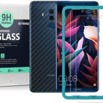 Flos [2PCS Pack] Huawei Mate 10 Pro Screen Protector,**Bubble Free Installation Applicator Tempered Glass Screen Protector [Anti-Fingerprint] For Huawei Mate 10 Pro-Transparent