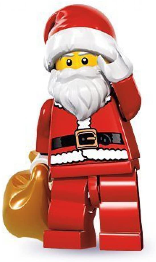 LEGO Series 8 Collectible Minifigure - Santa With Toy Sack, Red