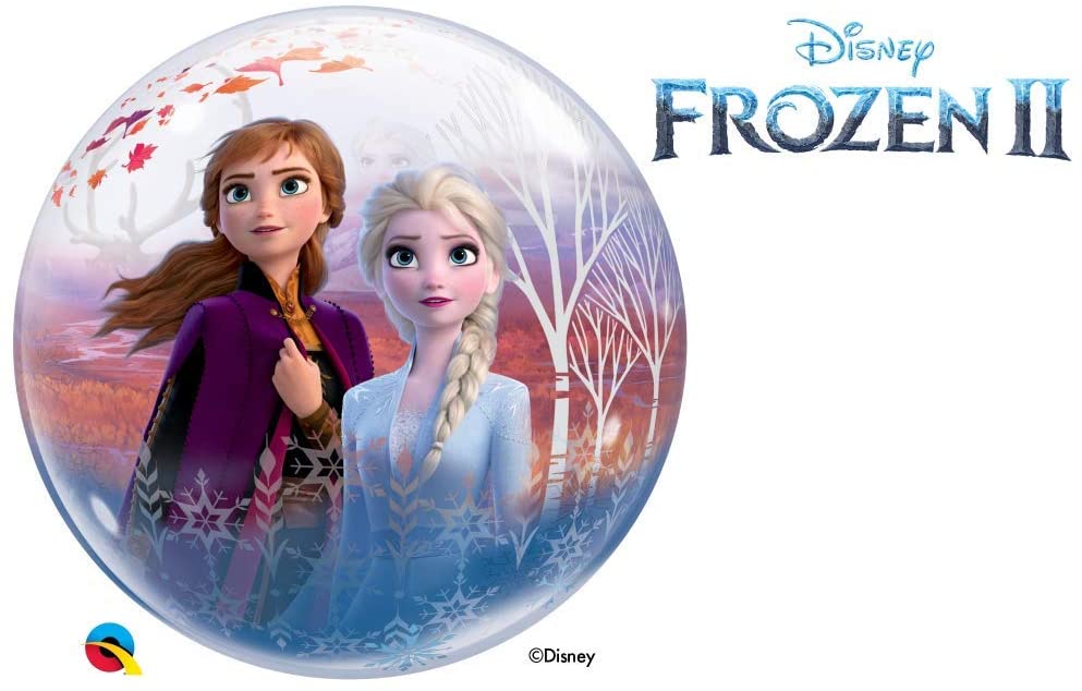 Qualatex 97502 Frozen 2 Single Bubble Balloon, Multicolor