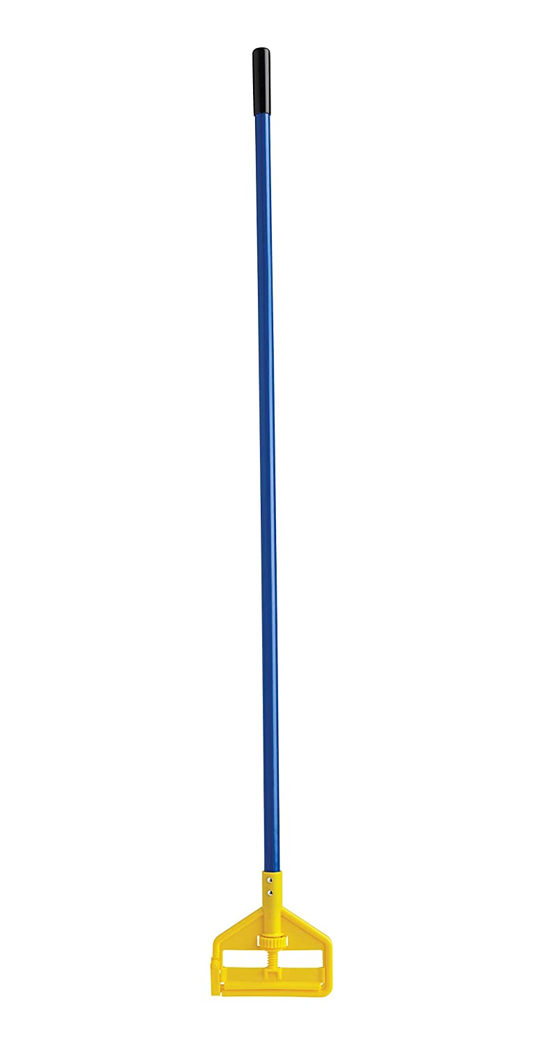Rubbermaid Commercial Invader Side Gate Wet Mop with Fiberglass Handle - Blue