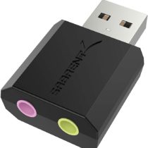 Sabrent USB External Stereo Sound Adapter for Windows and Mac. Plug and play No drivers Needed. (AU-MMSA)