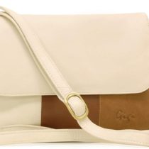 GIGI - Women's Leather Flap Over Cross Body Handbag - Shoulder Bag with Long Adjustable Strap - OTH1008