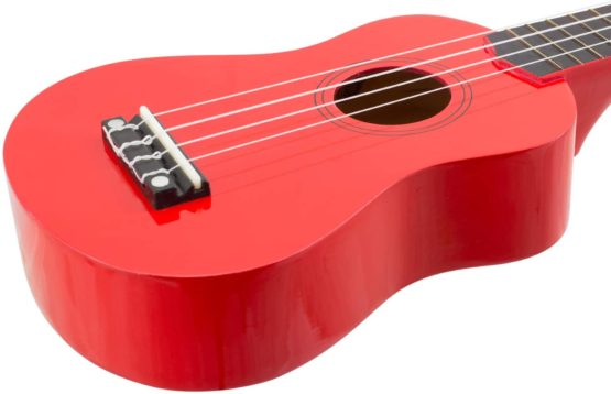 Mad About SU8 Soprano Ukulele in Red with FREE Gig Bag, Pick, and Spare Strings – Great for Schools and Beginners, Now With Carbon Black Strings for Improved Tuning - Image 2