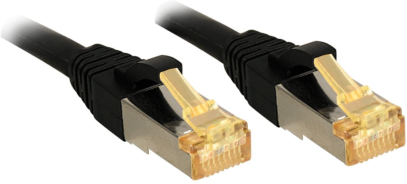 LINDY Cat.7 S/FTP PIMF LSOH Patch Cable 2 m Black, 2.00 m