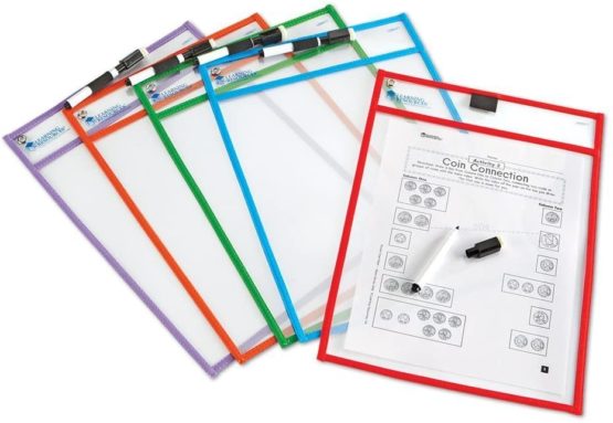 Learning Resources Wipe Clean Pockets