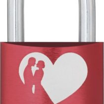 ABUS Aluminium Padlock 72/40 LoveLock 6, 09750