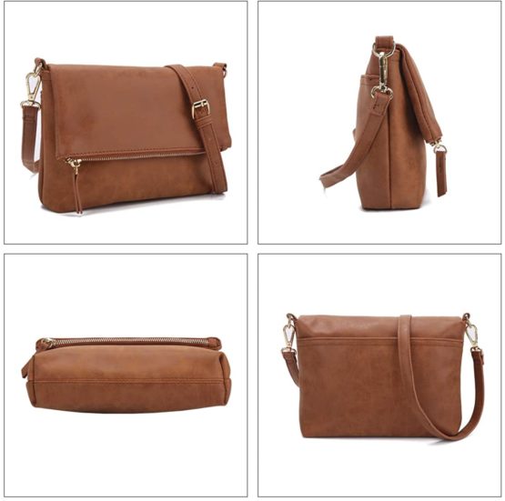Leather Phone Bag,Multi-pocketed Phone Messenger Purse, Small Phone Cross Body Bag for Women,Mini Shoulder Bag with Strap Card Slots,Christmas Gifts - Image 2