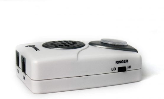 Geemarc CL11- Telephone Ringer Amplifier with EXTRA BRIGHT LED and Volume Control- For Use with Corded Telephones- White Color - Wall Mountable- UK Version - Image 4