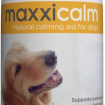 maxxipaws maxxicalm Natural Non-Drowsy Calming Aid Supplement for Dogs with Behavioural Training Guide - 120 Tasty Tablets
