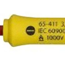Stanley 0-65-411 Fat Max Screwdriver Insulated Slotted 3.5X75Mm-Red And Yellow, Red/Yellow