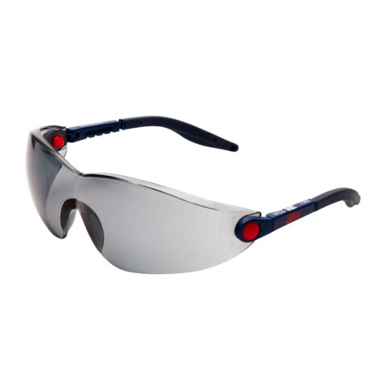 3M Safety Glasses, Anti-Scratch / Anti-Fog, Grey Lens, 2741 - Image 2