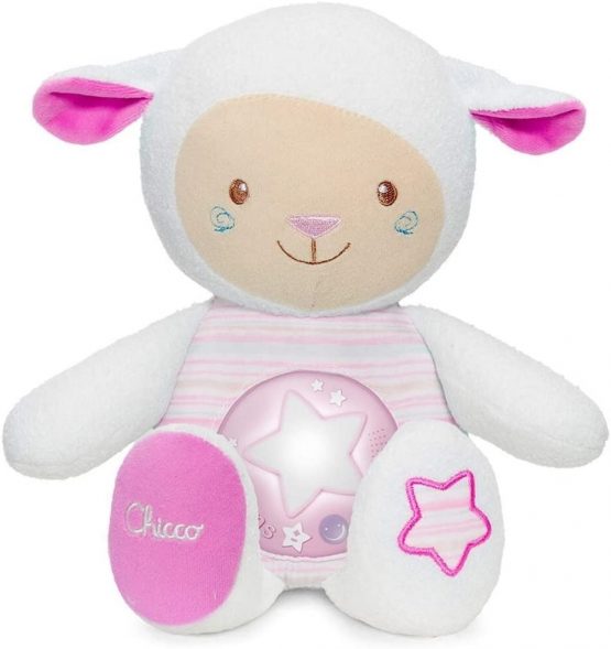 Chicco First Dreams Lullaby Musical Sheep Nightlight Projector, Blue