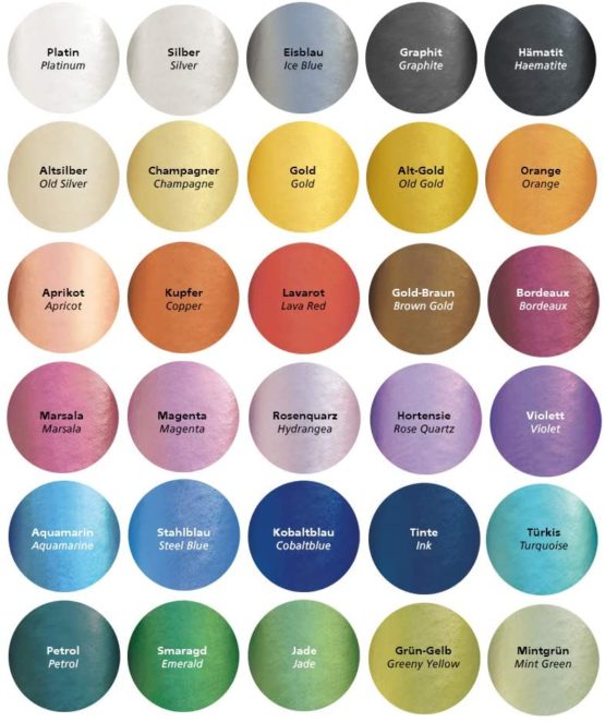 Viva Decor Platinum-Inka Gold, Acrylic, Multicolour, 7.11x7.11x3.17 cm - Image 3