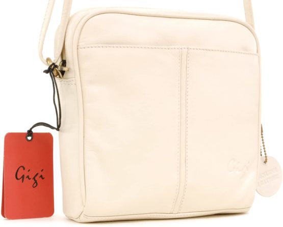 GIGI - Women’s Small Leather Cross Body Handbag - Shoulder Bag with Long Adjustable Strap - OTHELLO 22-29 - Image 3