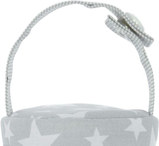 Cambrass Pacifier Holder (8.5 x 8.5 x 11 cm, Star Grey) - Image 2