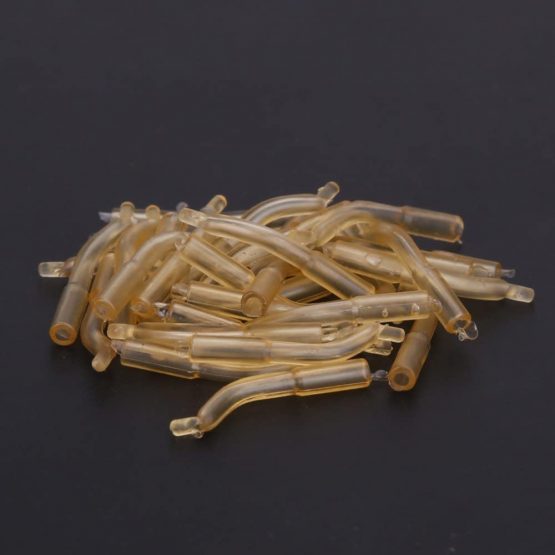 NEWSHOT 30Pcs/Lot 23mm Carp Fishing Hook Sleeve Rig Line Aligner Sleeves Anti Tangle Fishing Tackle Aligner - Image 2