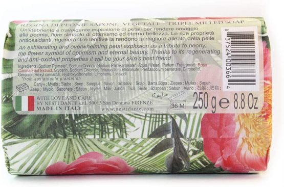 NESTI DANTE, Dante Regina Di Peonie No.3 Soap, 250 g - Image 2
