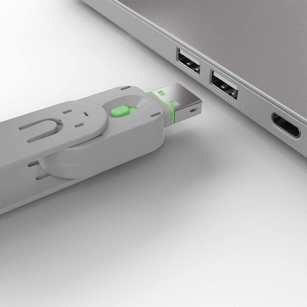 LINDY USB Port Blocker - Pack of 4 Colour Code: Green, 4 Pack + Key - Image 3