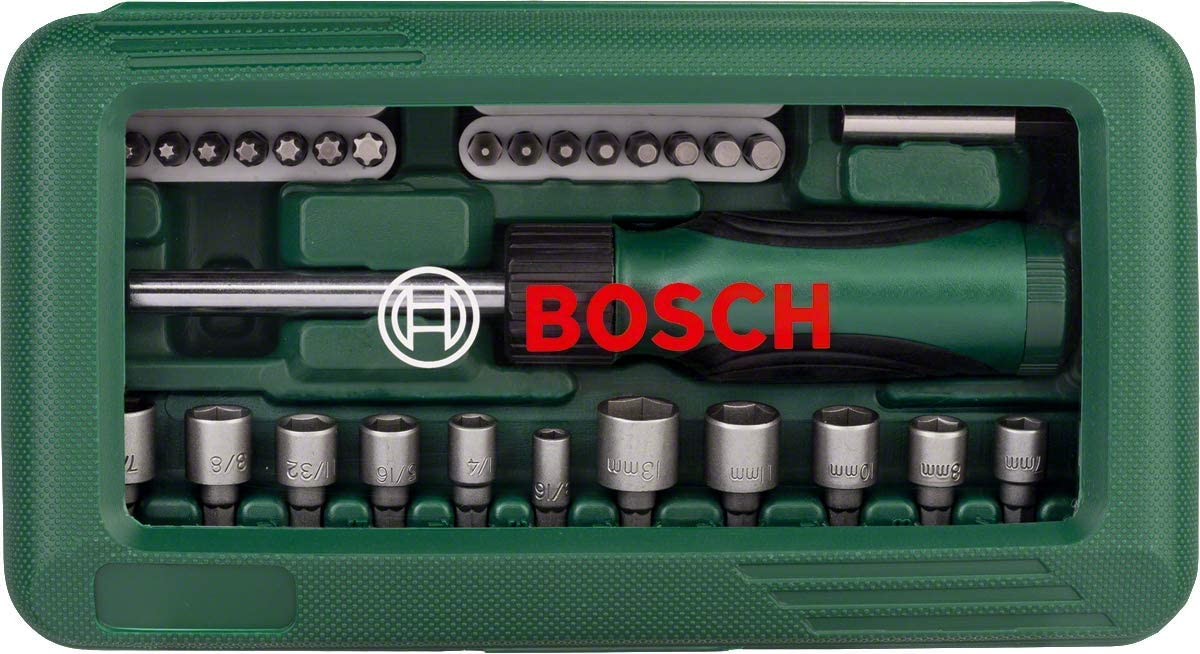 Bosch 46pc. Screwdriver Bit and Nutsetter Set (PH-, PZ-, Hex-, T-, S-Bit, Accessories Drill and Screwdriver) - Image 2