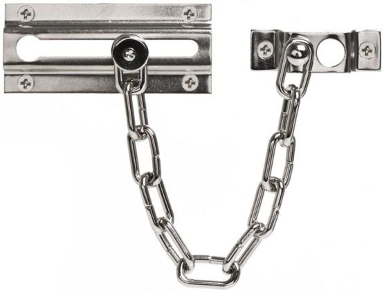 Merriway BH02668 Door Security Chain - Chrome Plated Steel