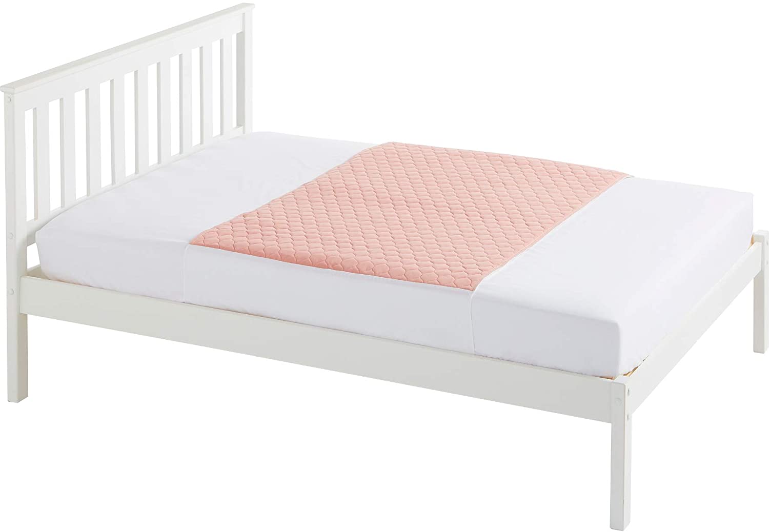 Kylie Premium Bed Pads, Pink, Double Bed 4 Litre (139 x 91cm)
