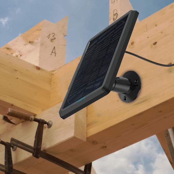 Reolink Solar Panel Power Supply for Wireless Outdoor IP Security Camera Argus 2, Argus Pro, Argus Eco, Argus PT, Go, Go PT, Waterproof Adjustable Mount Continuous Power Supply (with 4 Meters Cable) - Image 3