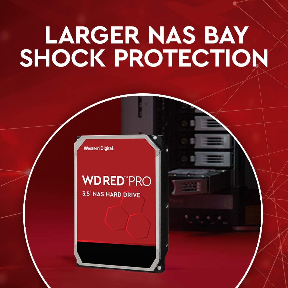 WD Red Pro 6TB NAS 3.5" Internal Hard Drive - 7200 RPM Class, SATA 6 Gb/s, CMR, 256MB Cache, 5 Year Warranty - Image 4