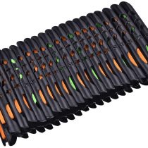 Fishing Line Holder, 40 Pcs Portable Durable Colorful Fishing Rod Bobbin Winder Fishing Line Keeper Clip on Rod Fishing Tackle