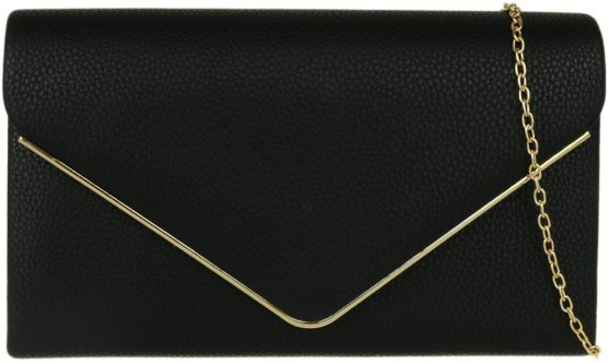 Girly HandBags Metallic Frame Clutch Bag