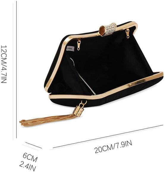 Womens Evening Clutch Bag Designer Evening Handbag,Lady Party Clutch Purse ¡­ - Image 3
