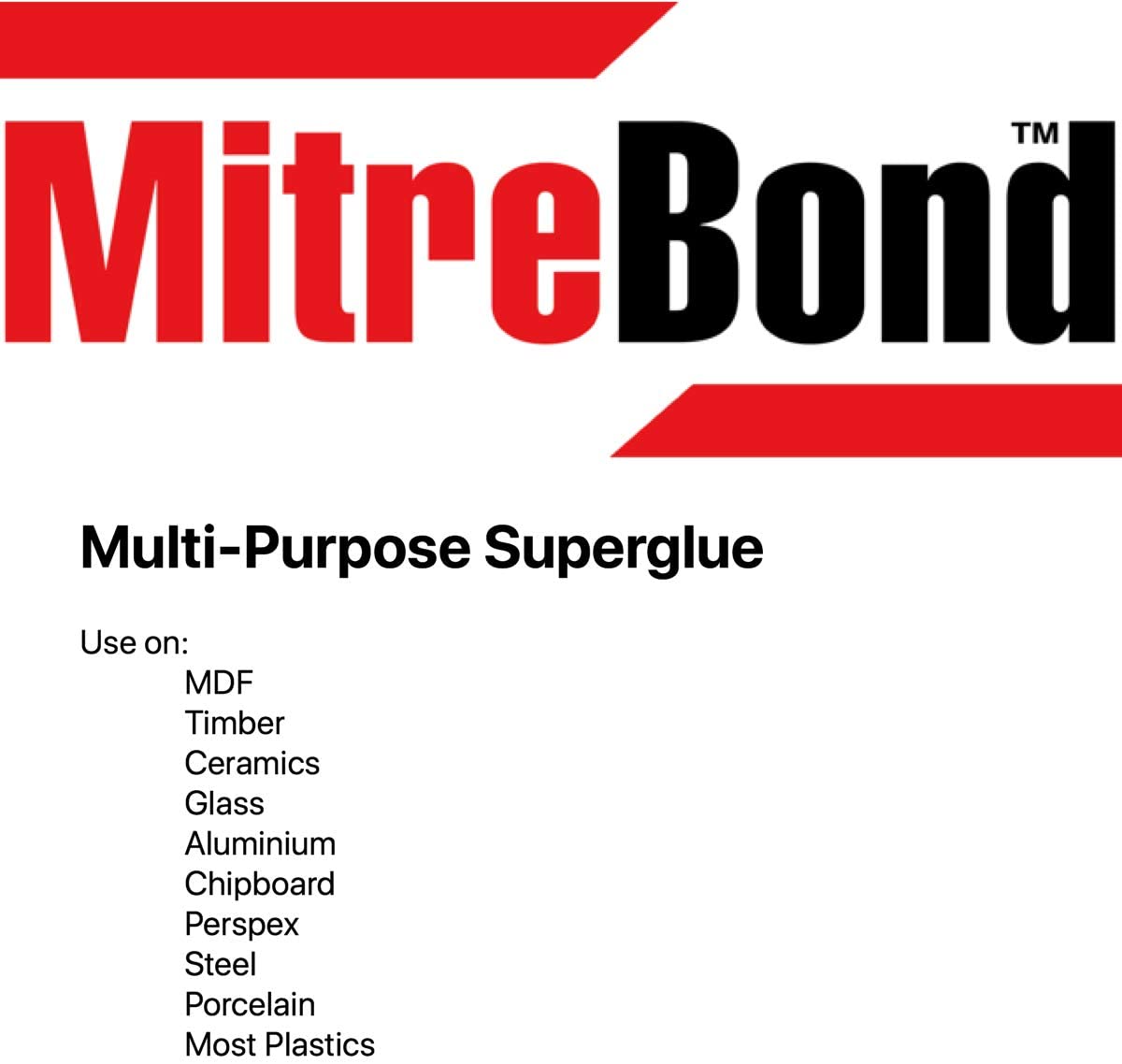 Unika Mitrebond MBNEW-AZ Industrial Superglue And Aerosol Activator, White - Image 2